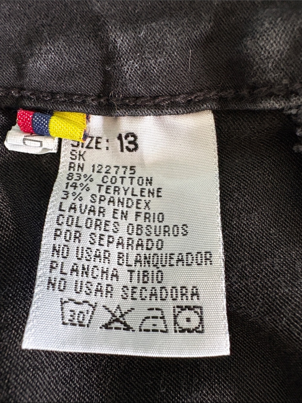Silver Diva High-Waist Women's Black Skinny Jeans Size 13 - Picture 6 of 7